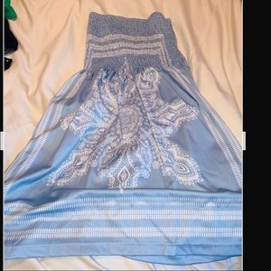Blue beach coverup NWOT